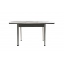 Стол ВВР Раздвижной пластиковый Лавант/белый прямой 110-150/70